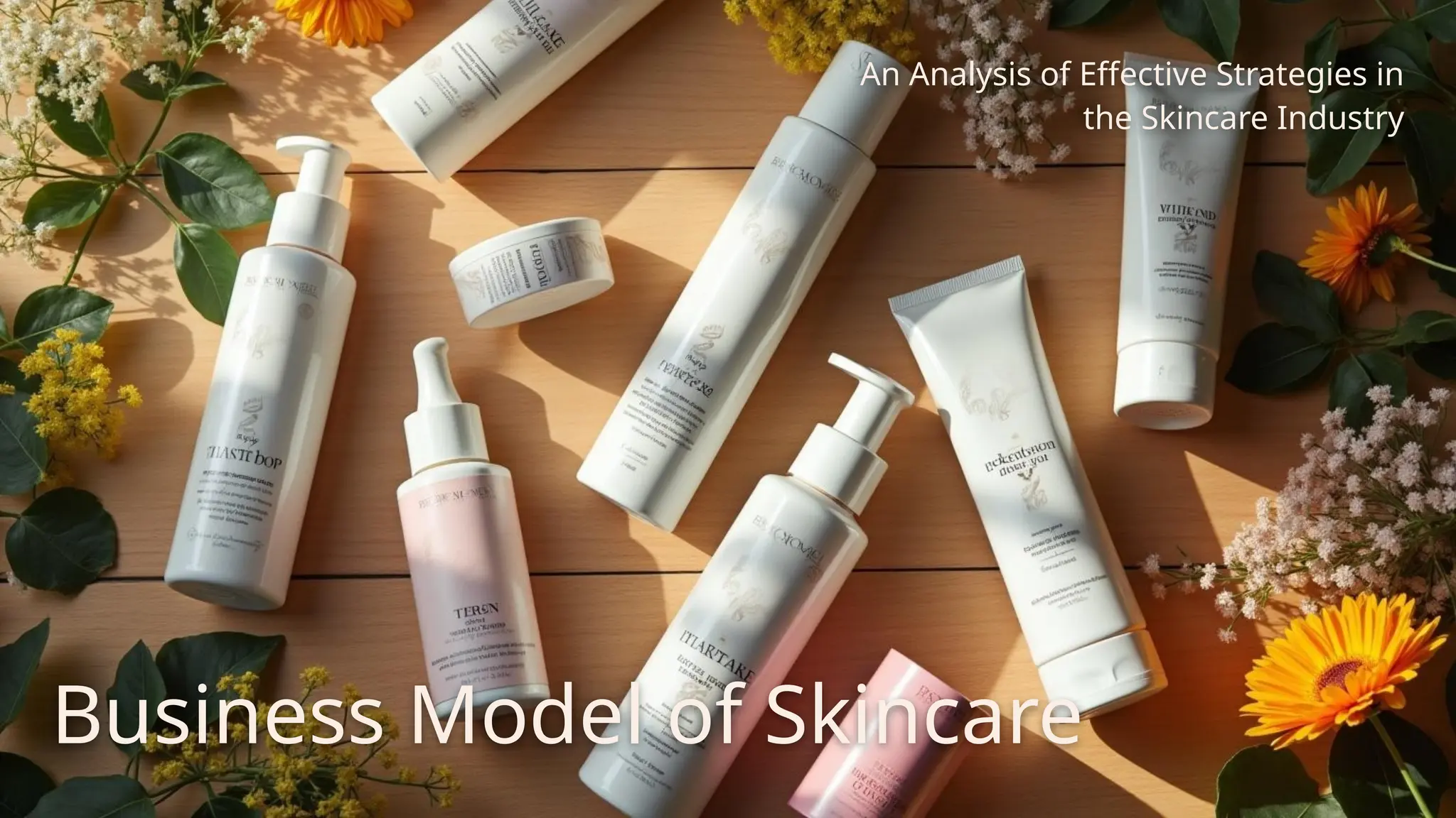 Business Model of Skincare for women and men | PPTX