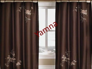 Business model of stylish embroidered curtains
