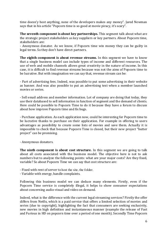 Feasibility study on popcorn business image