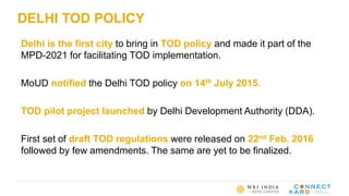 Tod Guidelines CK2017: Transit Oriented Development (TOD) Manual | PDF