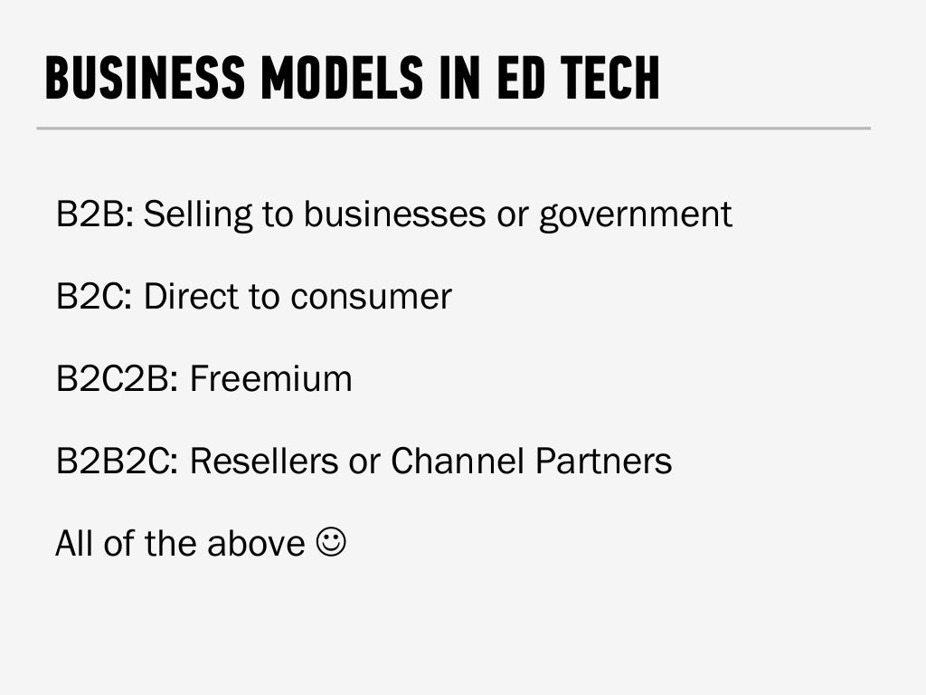 business models in education