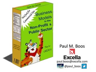 Paul M. Boos
paul.boos@excella.com
@paul_boos
 