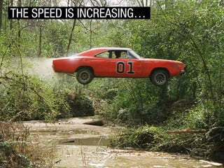 THE SPEED IS INCREASING…

 
