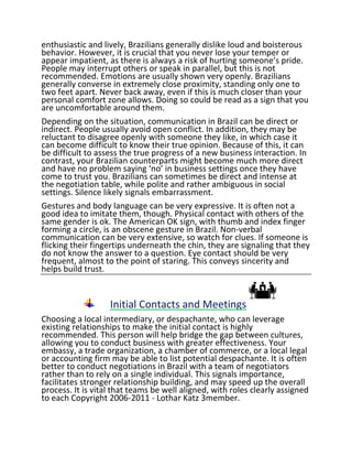 Business negotiation in Brazil | DOCX