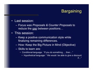 Problem:  Levin is Worried about People!Levin does not want to fire employeesCultural Styles are DifferentSean & Andrew, for example. Think Sharon & ThorAn open mind helps to think positively, accepting new ideas in order to reach an agreement  versus:  No.Outsourcing:  The contractor (Okus) might be the new employer of the staff that work at the customers offices(Levin)