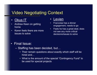 Business NegotiationsNegotiation Conclusion 