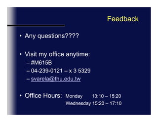 For next Session…Chapter 2:  Setting the AgendaRead: pages 16-20.Read: Video Transcripts Unit 2 (version 1 & 2)Do Questions:7 & 1on p. 17, 2 p. 18, 3 p. 19, 4 p. 20Review: Negotiating Practice, Negotiation #1, p.22Group 2 does Q1 “Chapter Introduction Chapter”