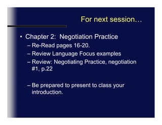 Presentations….Group 1-X2 Minute maximum time  Introduction only