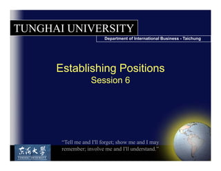 Feedback	Was anything unclear?  Fuzzy?Stop by my office:   M615B  orEmail:  svarela@thu.edu.twOr, Write it down and leave it at the desk…    …I will address it next time we meet.						Thank you.