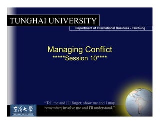 Video Negotiating ContextOkus ITAndrew (sales manager) thinks his position is under threatKaren ‘feels’ frustrated with Sean and AndrewLevienFrancoise wants a positive atmosphereSean thinks negotiation is getting stuck, wants to ‘shake’ things up.Main Issues: What is support work and what is project work?Level A:  Full Support and New Projects IncludedLevel B:  Projects cost extra, open for abuse