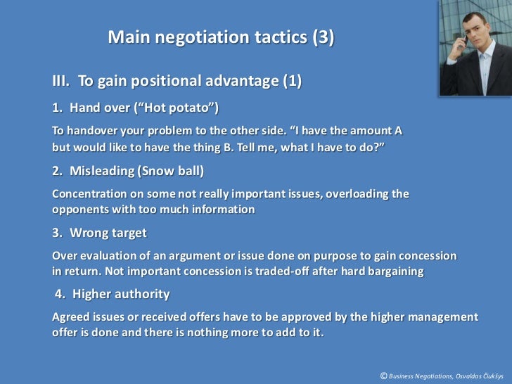 Negotiation Tactics