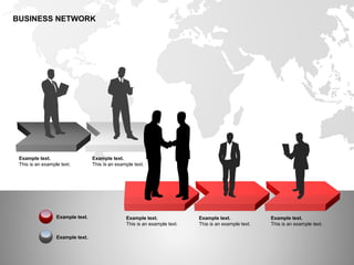 BUSINESS NETWORK
Example text.
Example text.
Example text.
This is an example text.
Example text.
This is an example text.
Example text.
This is an example text.
Example text.
This is an example text.
Example text.
This is an example text.
 