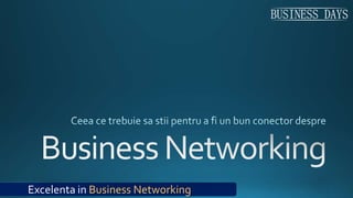 Excelenta in Business Networking
 