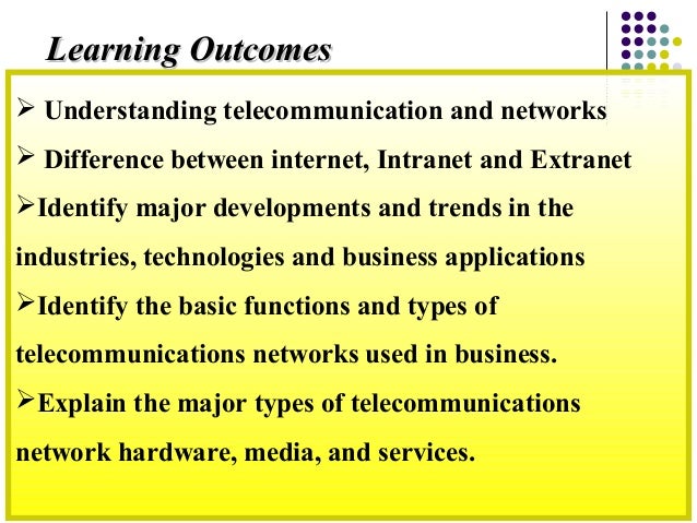 Business networks and telecomunication