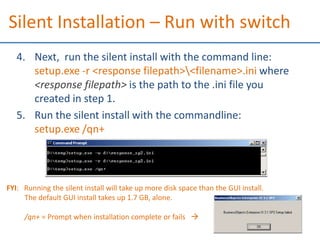 Improved NavigationImportant DocumentsWhat’s New in BusinessObjects XI 3.1 SP2xi31_sp2_whats_new_en.pdfXI 3.1 Service Pack 2 Fixed Issuesxi31_sp2_fixed_issues_en.pdfXI 3.1 Service Pack 2 Release Notesxi31_sp2_release_notes_en.pdfBusinessObjects XI 3.1 SP2 Update Installation and Deployment Guidexi31_sp2_install_en.pdfBusinessObjects Enterprise XI 3.1 SP2 Web Application Deployment Guide for ‘platform x’ (eg. Windows)xi31_sp2_webappdd_win_en.pdf