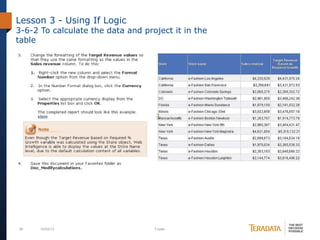 Business objects web intelligence training tasks | PPT