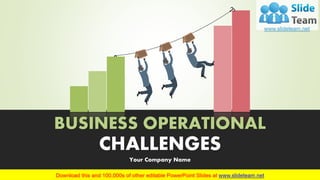 BUSINESS OPERATIONAL
CHALLENGES
Your Company Name
 
