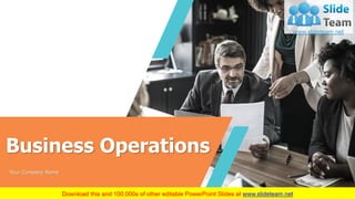 Business Operations PowerPoint Presentation Slides | PDF