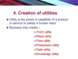 4. Creation of utilities
 