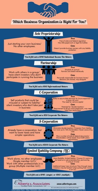 Types of Business Organizations [INFOGRAPHIC]