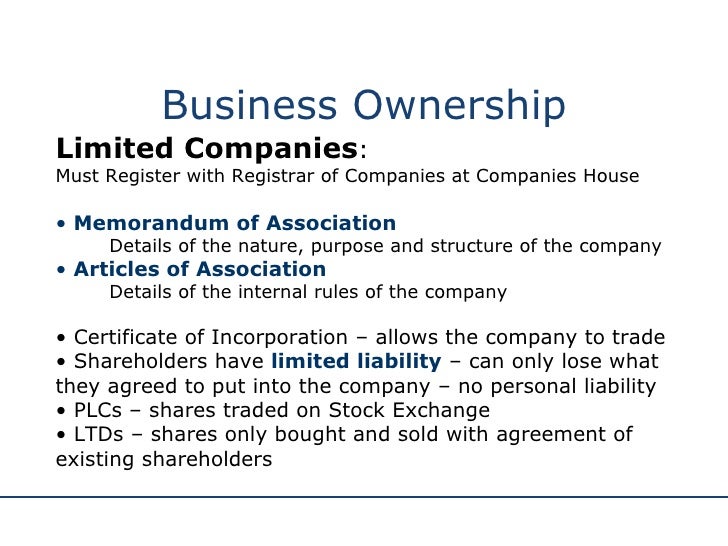company ownership