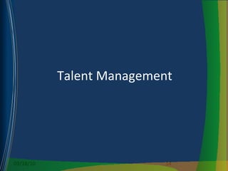 Talent Management 