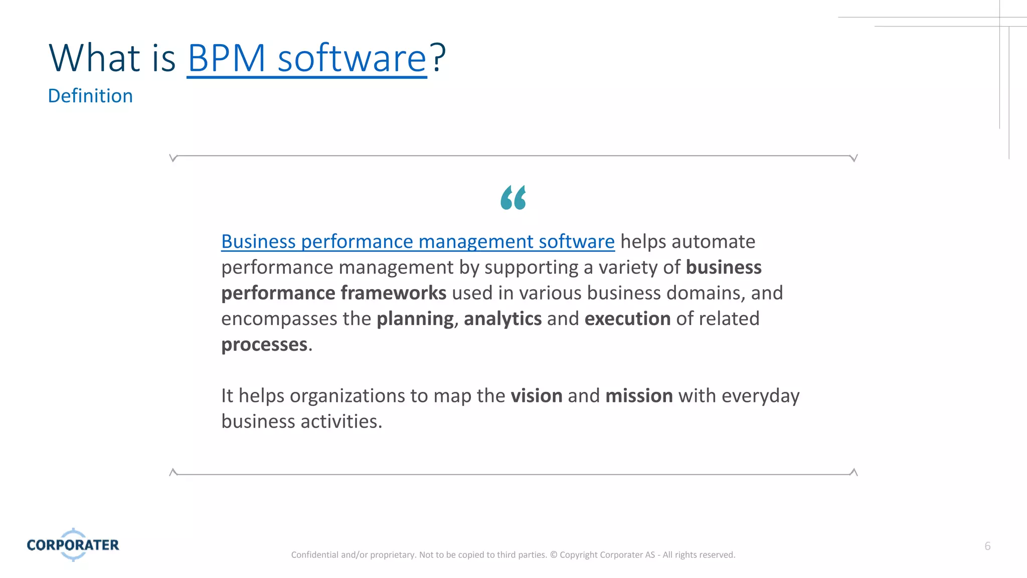 What is Business Performance Management? | PPTX