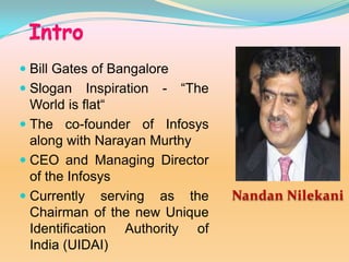 Uidai Founder Nandan Nilekani | PPTX