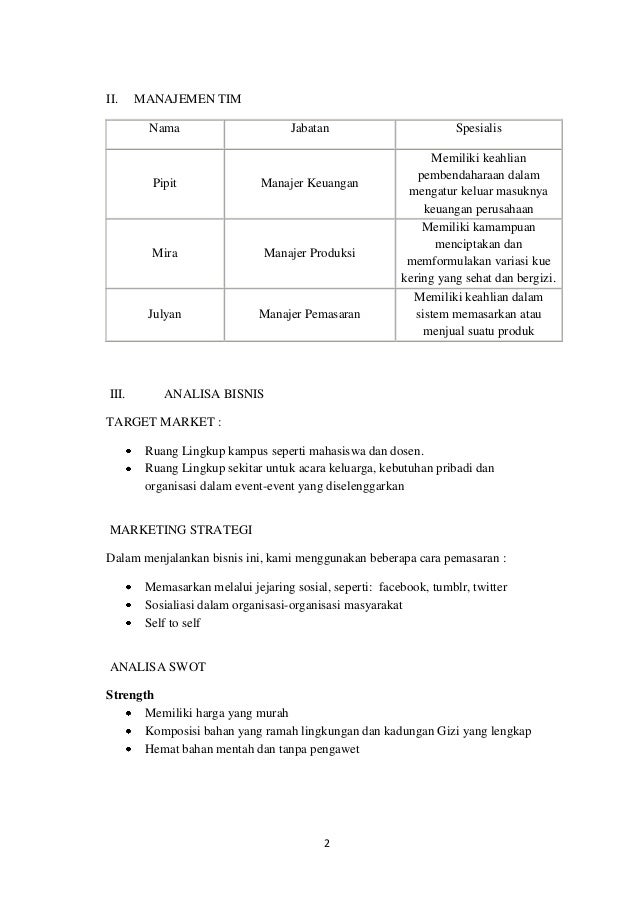 Business plan kue 05 picture