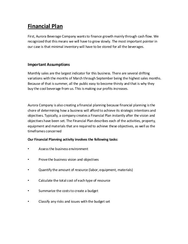 summer company business plan