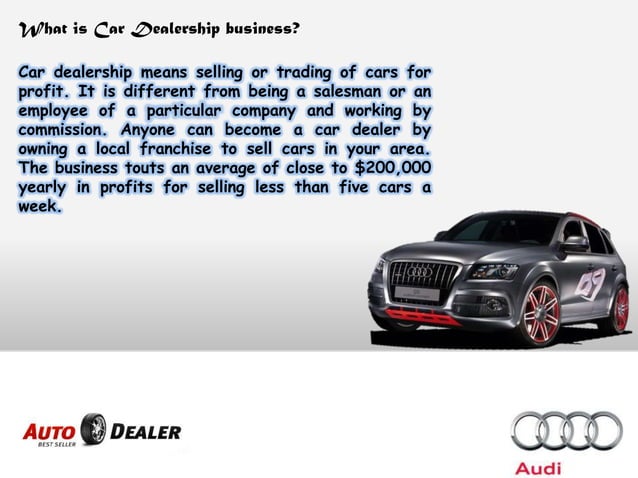 Business plan on Car Dealership.