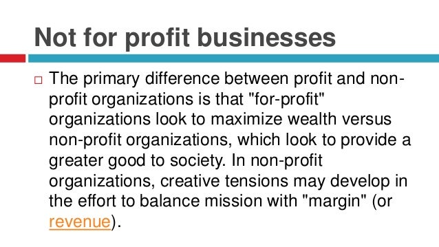 Business plan for not for profit