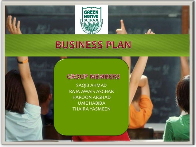 business plan of school presentation