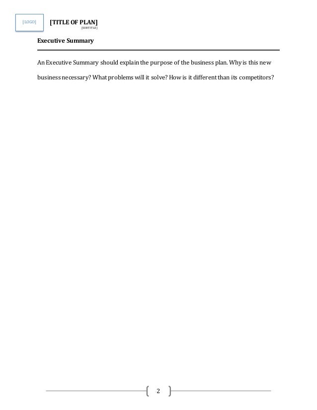 business plan template