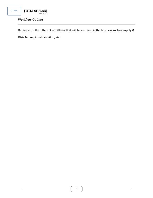 workflow planning template