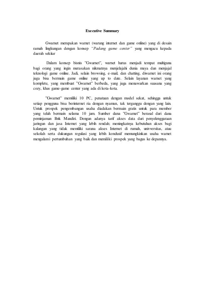 Business plan warnet 04 picture