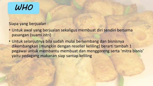Business plan Gorengan