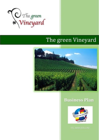 Business Plan
ITC ABBA BALLINI
The green Vineyard
 