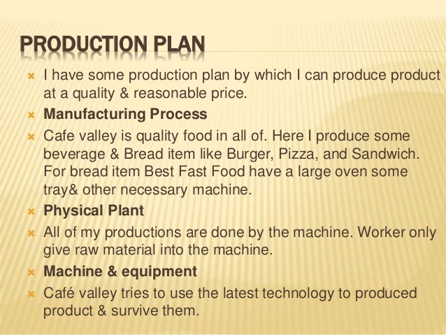 food processing related business plan