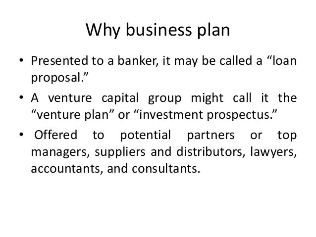 Business plan prospectus