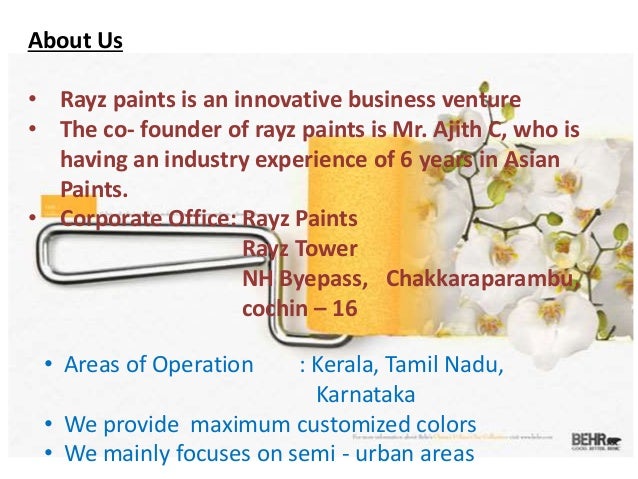 Painting Company Business Plan [Sample Template for ]