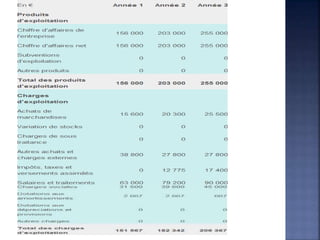 Business plan (l'essentiel est cité)