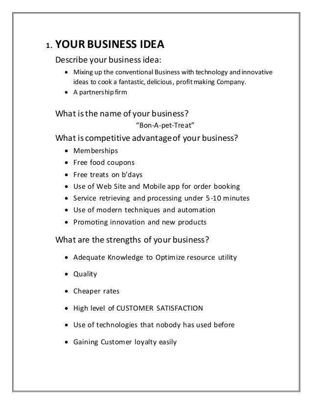 Small scale business plan pdf image