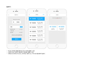 입찰하기
- 게스트는 페이팔 계정을 통해 호스트의 시간에 입찰할 수 있다.
- 소유하고 있는 크레딧이 있을 경우 크레딧을 사용할 수 있다.
- 크레딧은 친구초대나 버그신고, 건의사항, 사용자 신고, 기타 보상 등을 통해 지급된다.
 