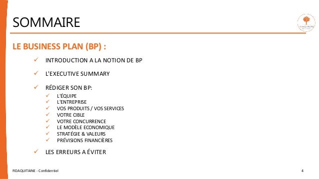 LE BUSINESS PLAN
