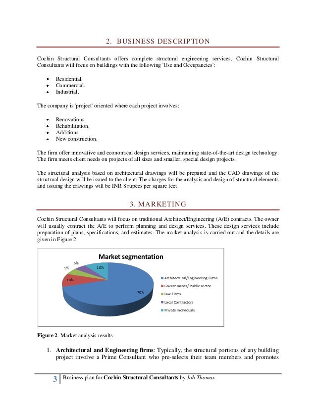 sample business plan for engineering consulting company