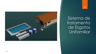 Sistema de
tratamento
de Esgotos
Unifamiliar
36
 