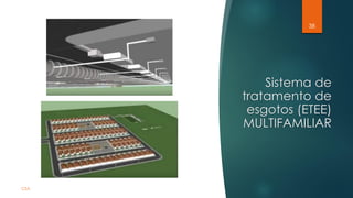 Sistema de
tratamento de
esgotos (ETEE)
MULTIFAMILIAR
38
CSA
 