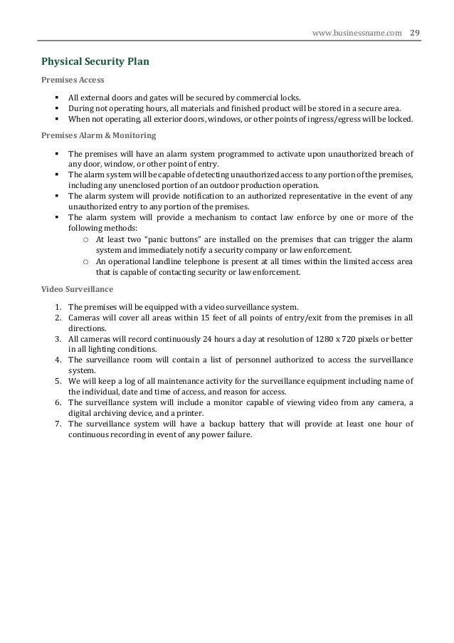 Free business plan template image