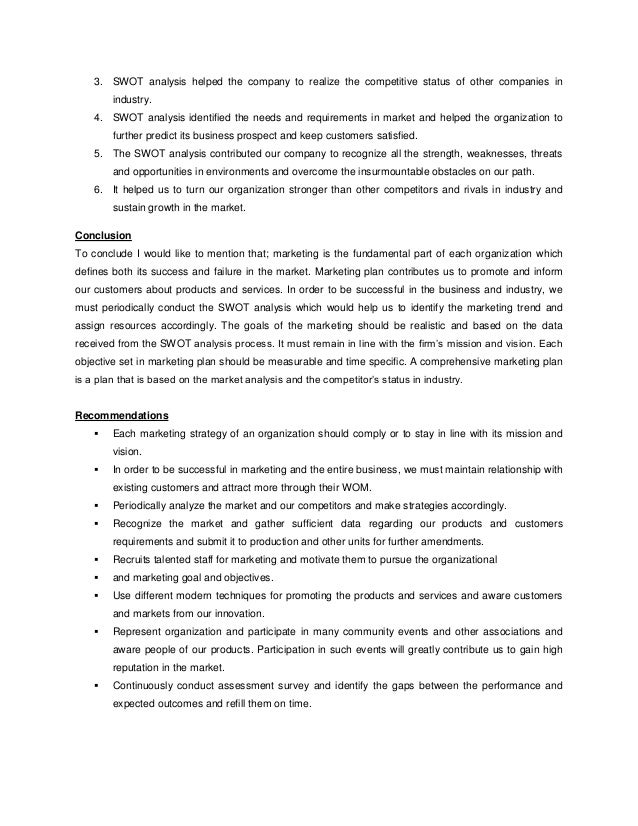 Market analysis for our business plan